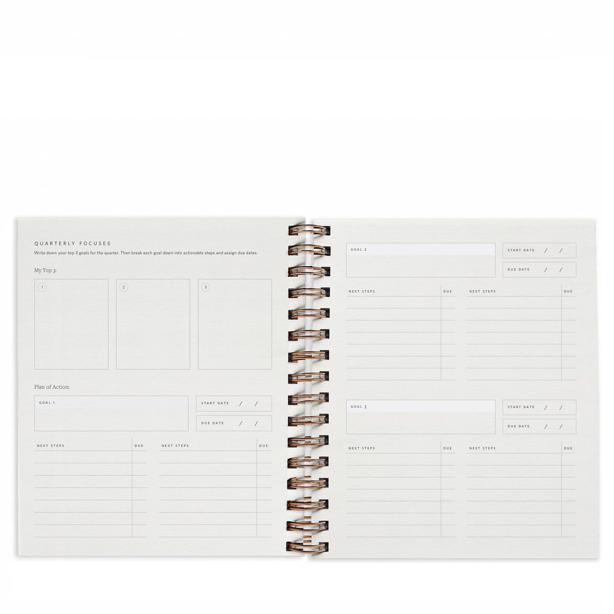 Quarterly Planner (undated) image 2