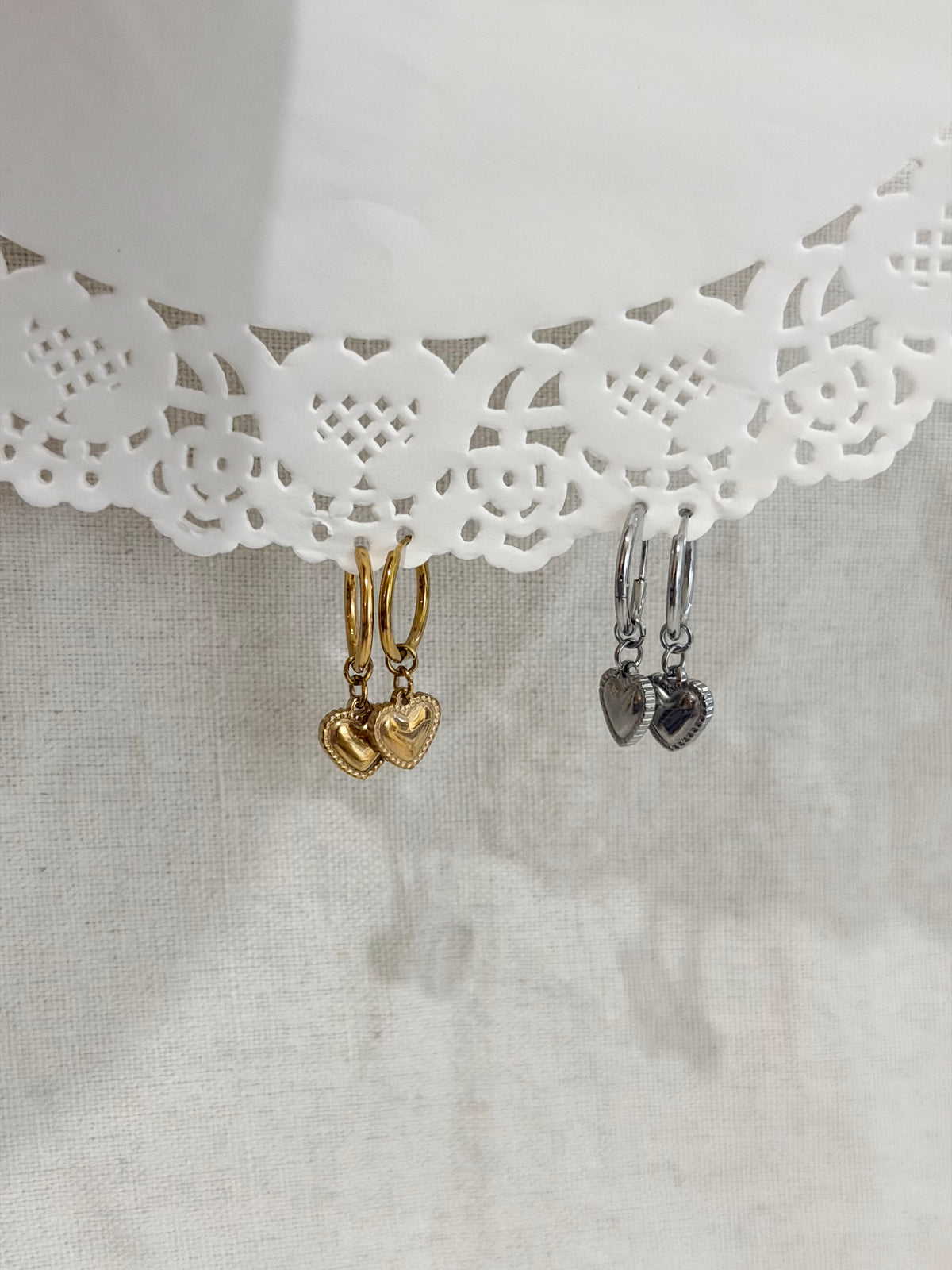 Vintage Heart Dangles