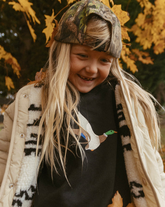 ‘Mini Mountain Mover’ Reversible Sherpa Jacket