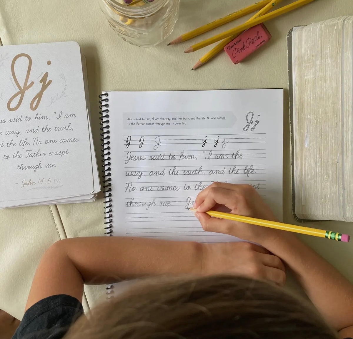 Cursive ABC Scripture Memorization Workbook image 3
