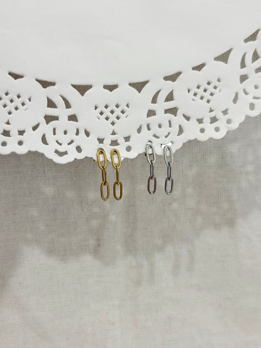 Dainty Paperclip Dangles