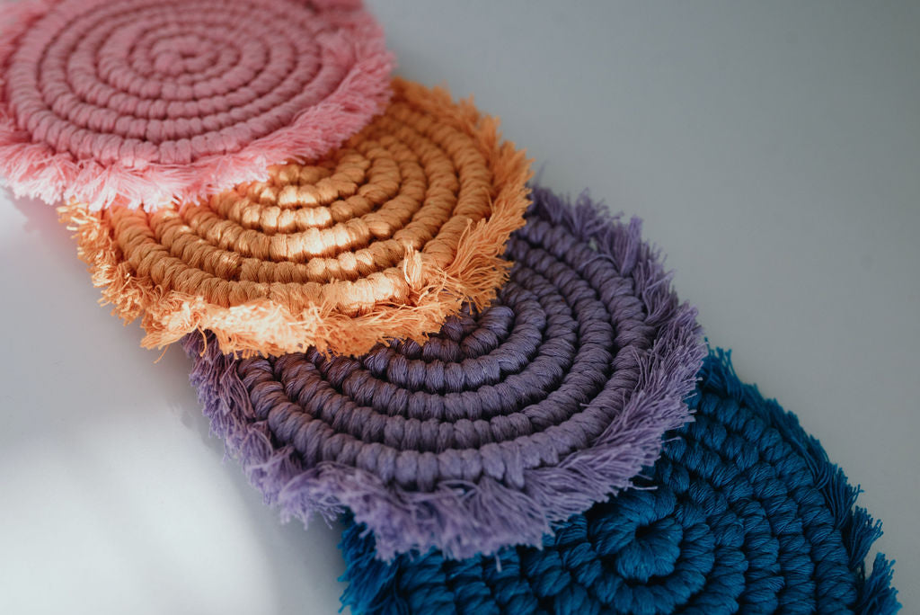 Macramé Coasters image 1