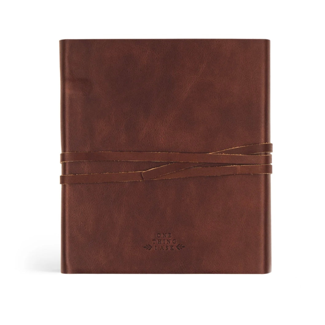 One Thing I Ask 5-Year Prayer Journal: Luxembourg (Genuine Leather) image 1