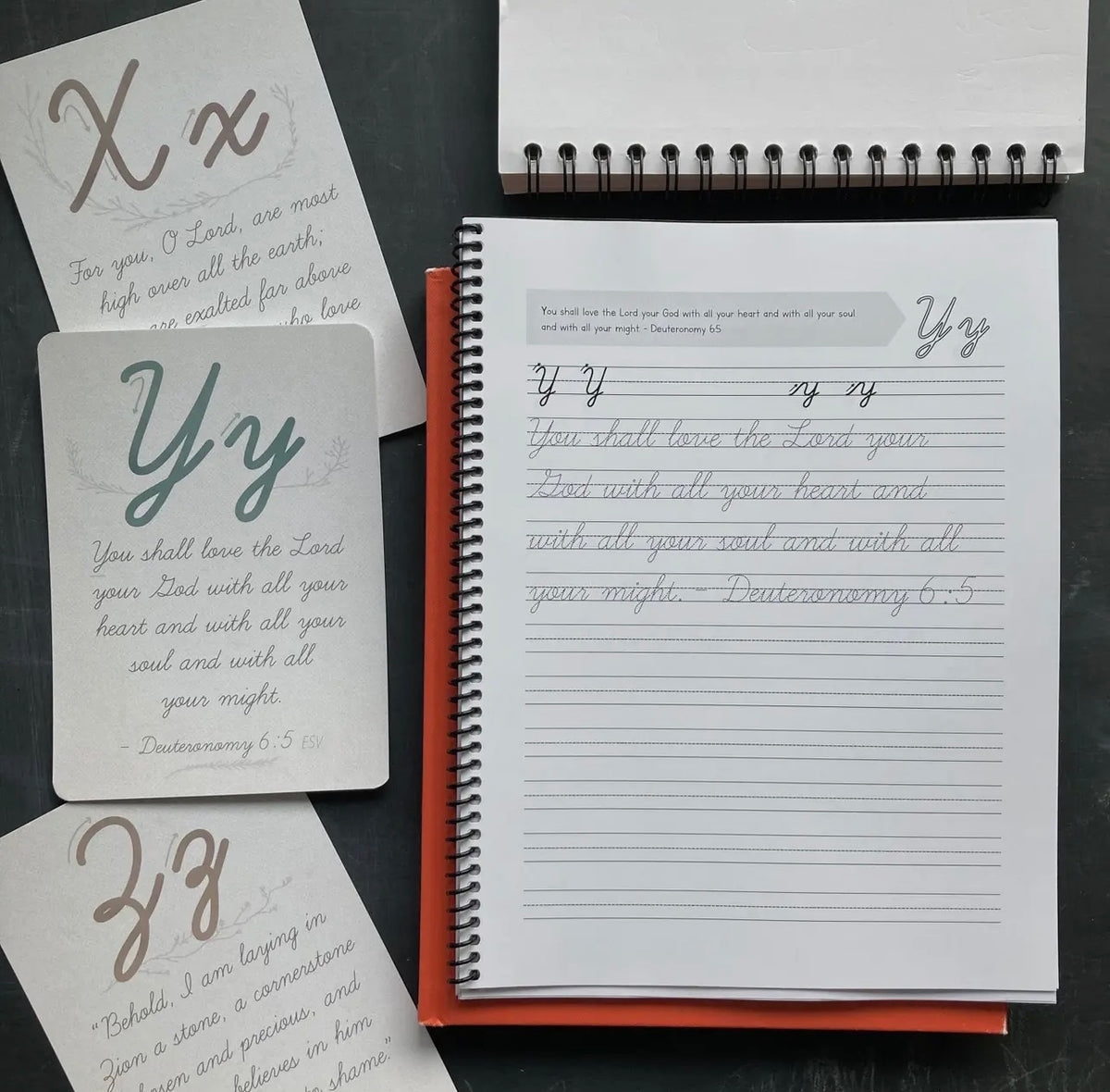 Cursive ABC Scripture Memorization Workbook image 4
