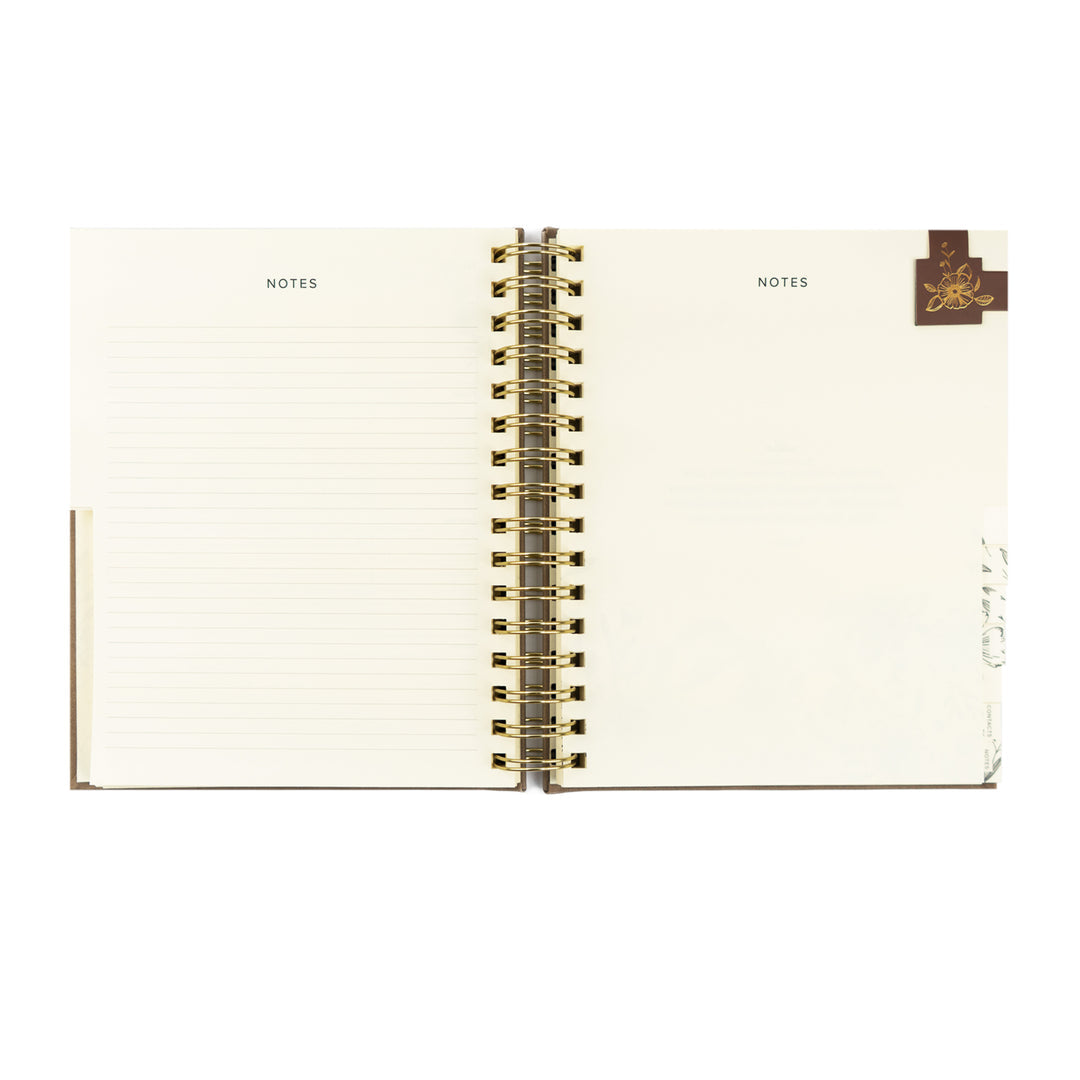 12-Month Undated Spiral Planner: Marlo