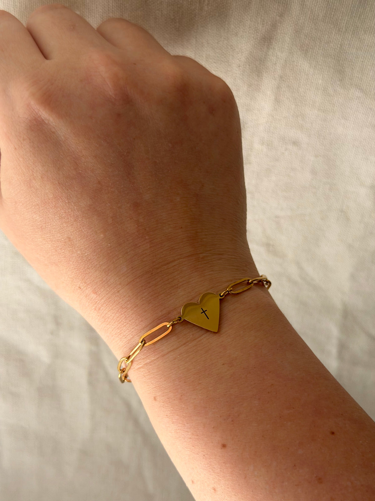 Paperclip Heart Bracelet - Personalization