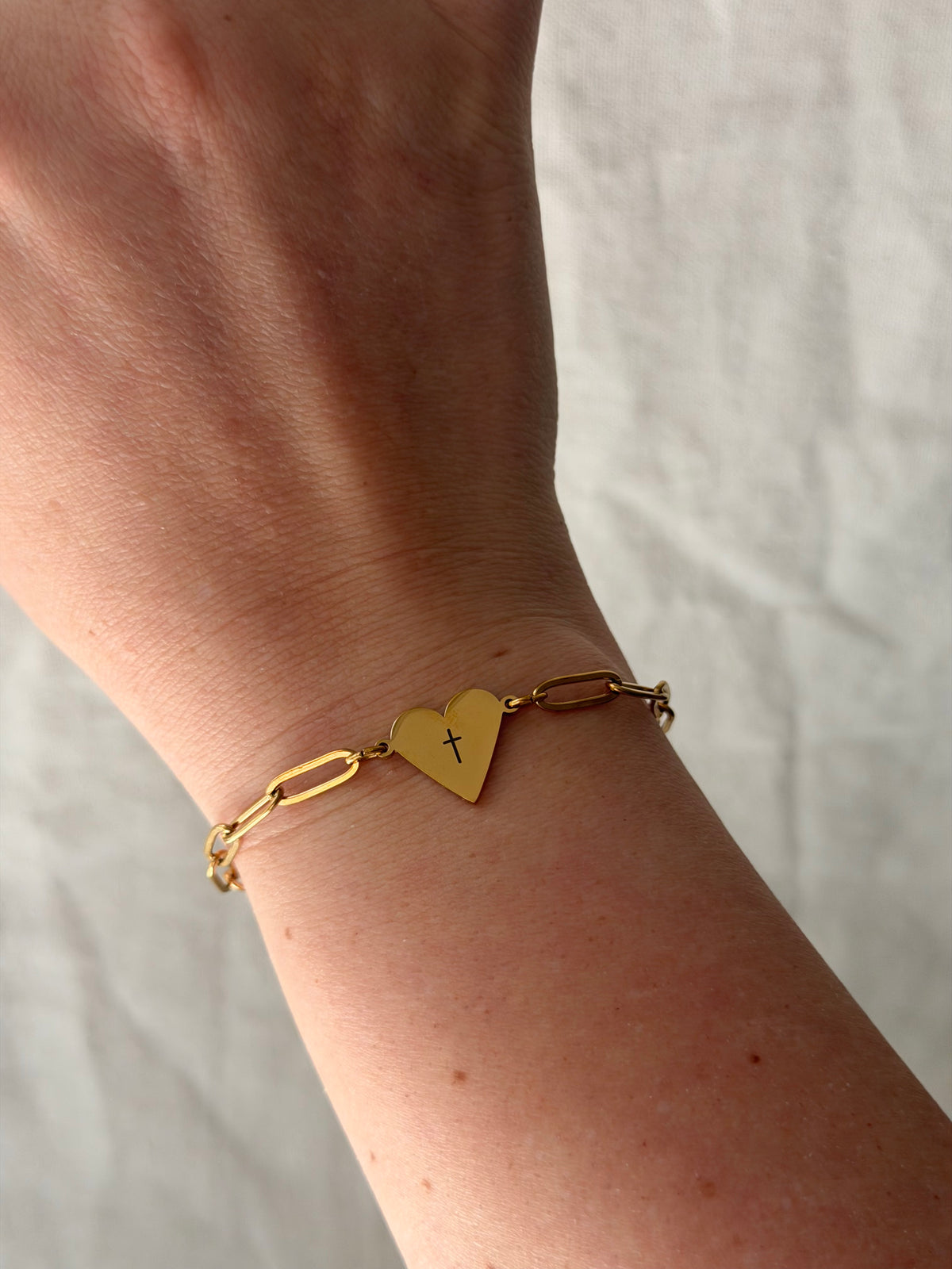 Paperclip Heart Bracelet - Personalization