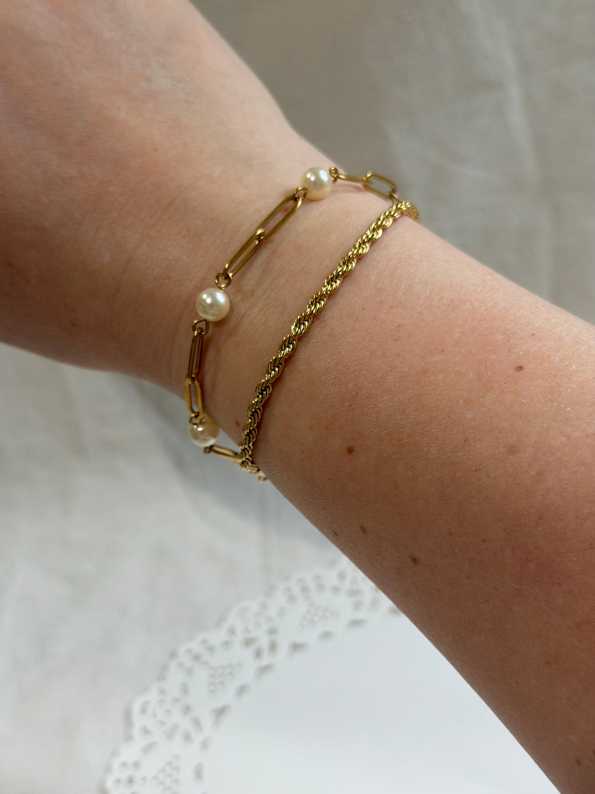 Redeemed Pearl Bracelet