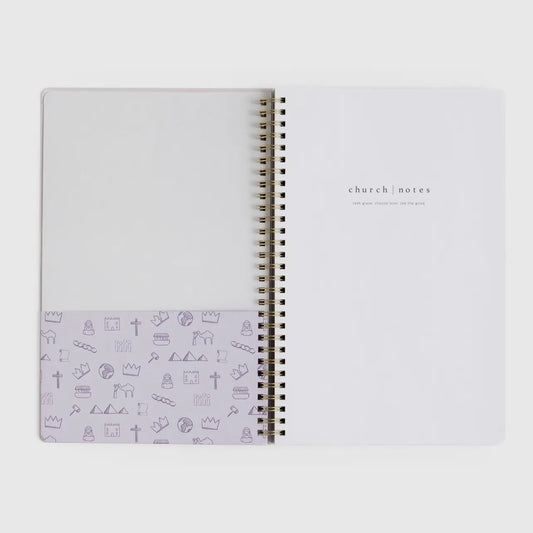Church Notes w/ References - Lilac