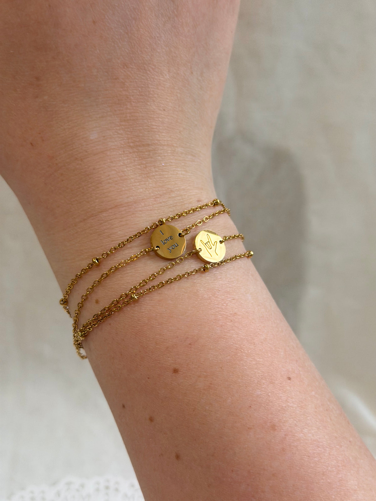 Signature Circle Layered Bracelet - Personalization