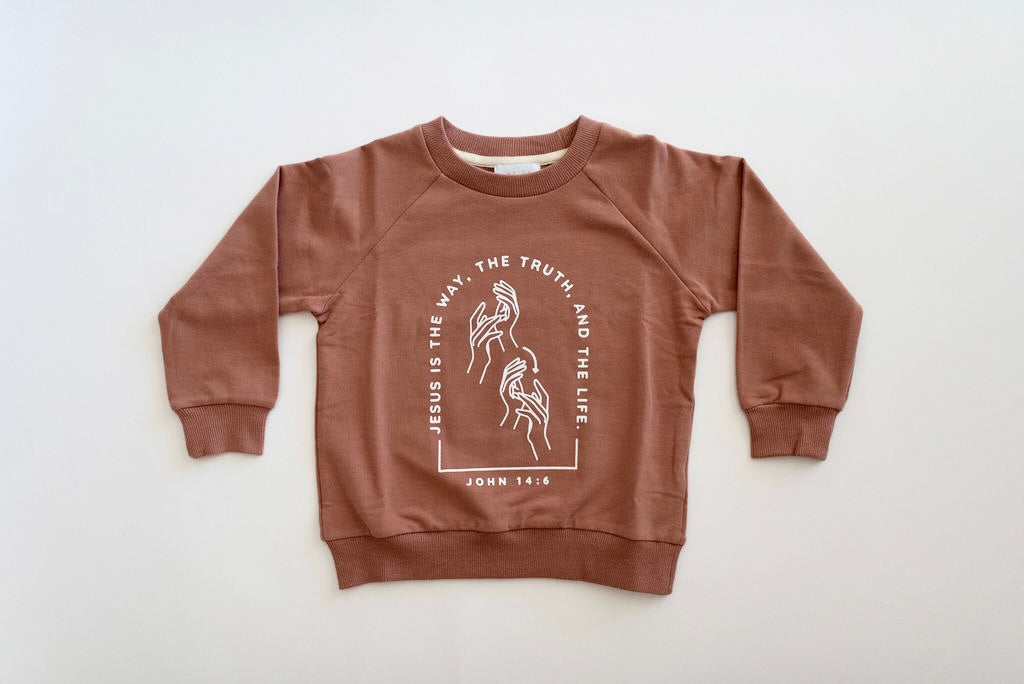 ASL Jesus Sweatshirt - Kids image 3