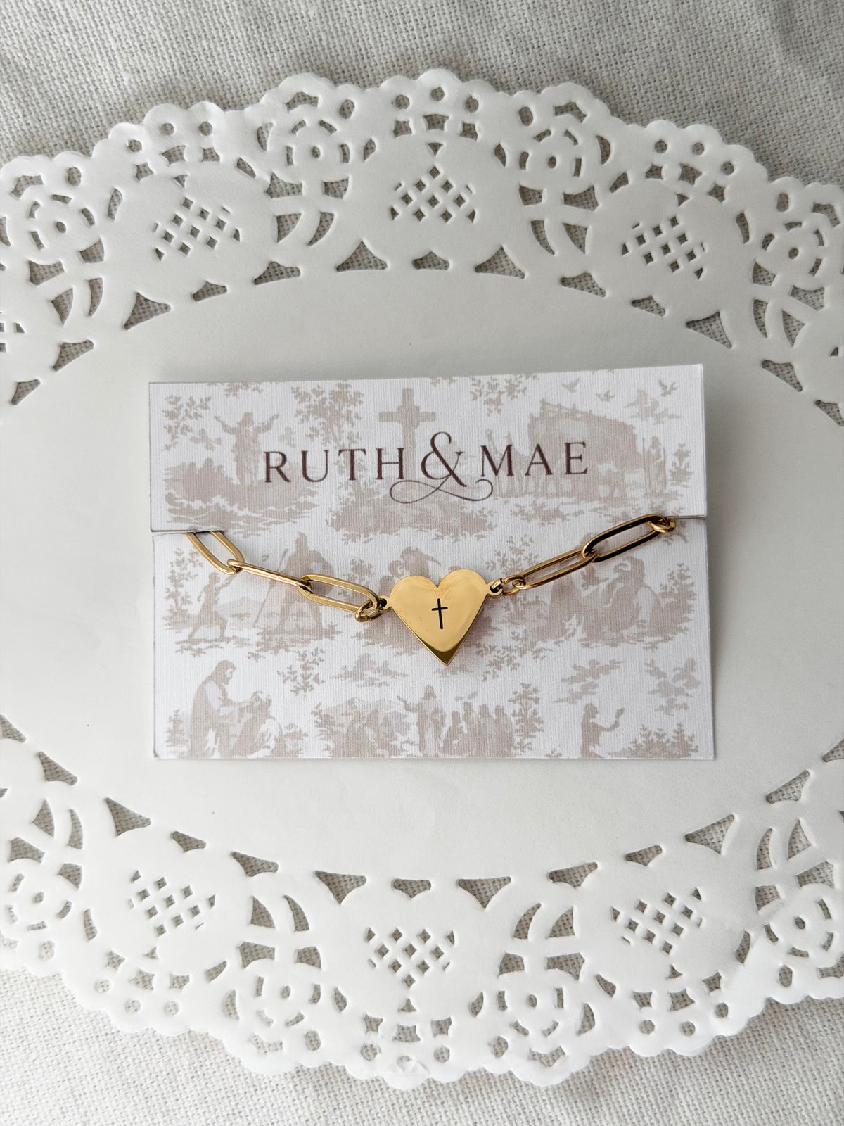 Paperclip Heart Bracelet - Personalization