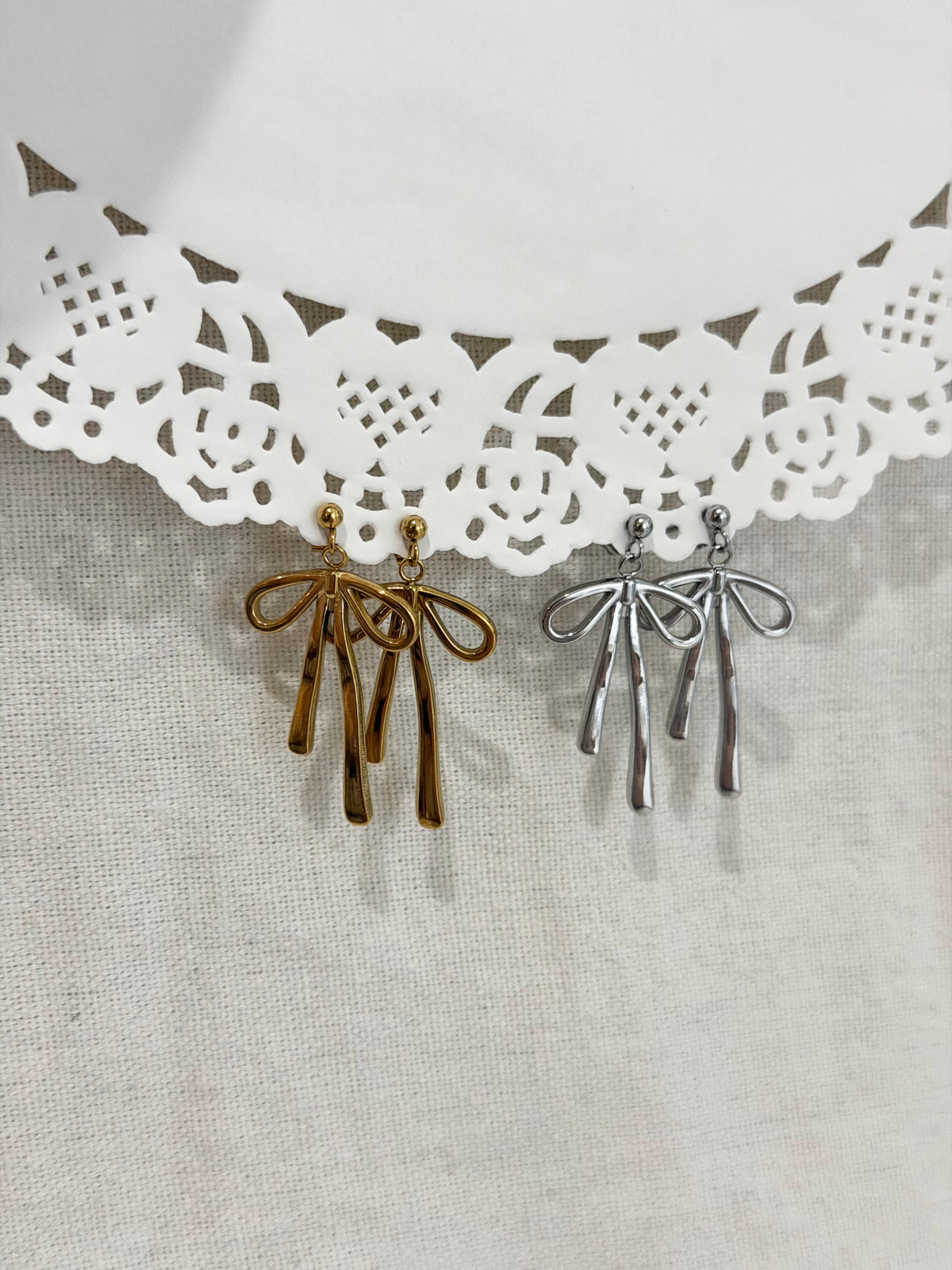 Ribbon Bow Dangles