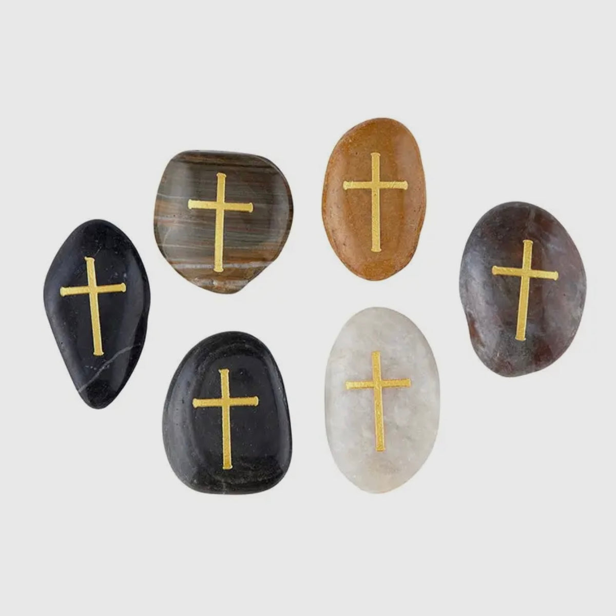 Gold Cross Stone