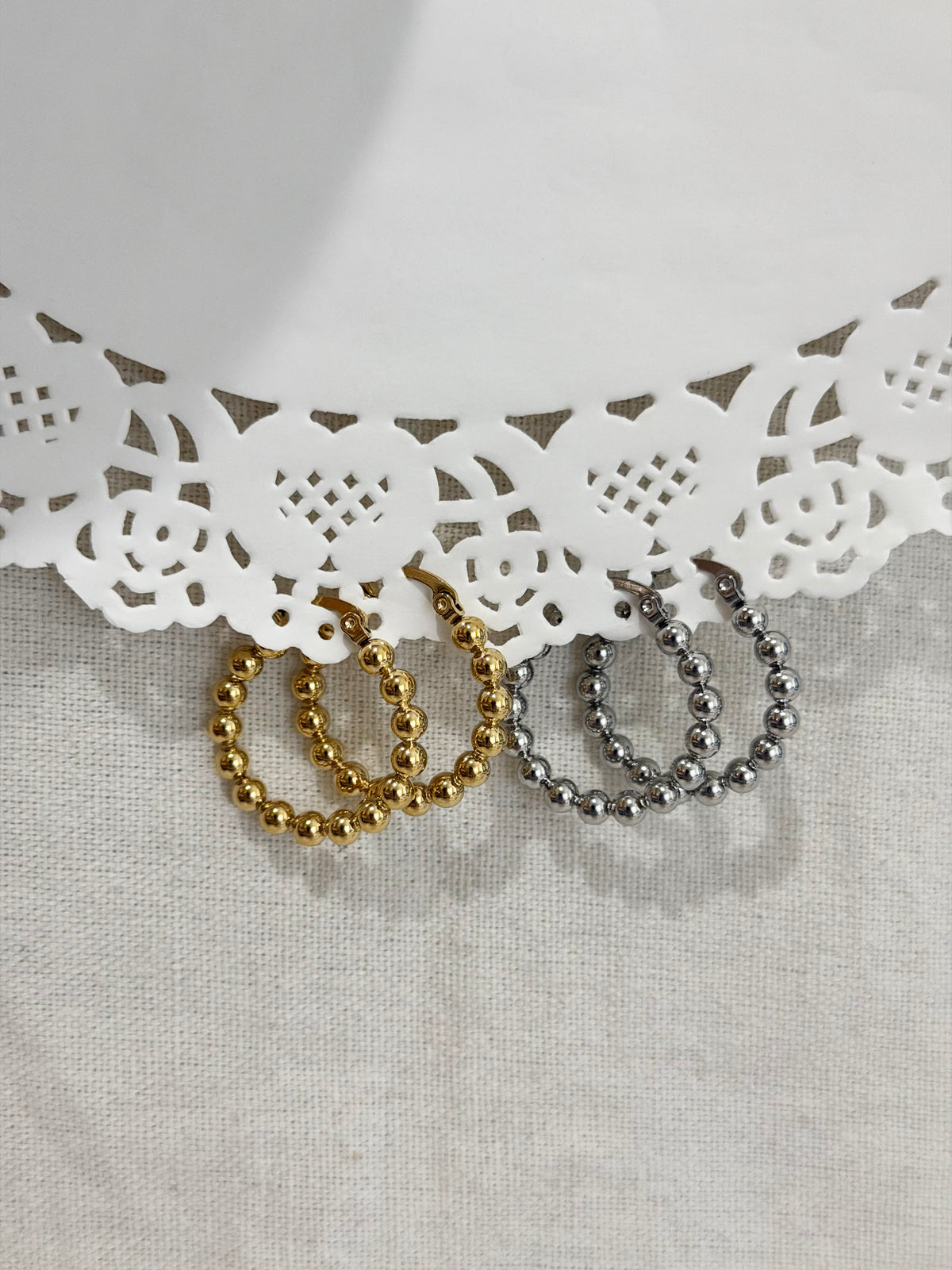 Faithful Bead Hoops