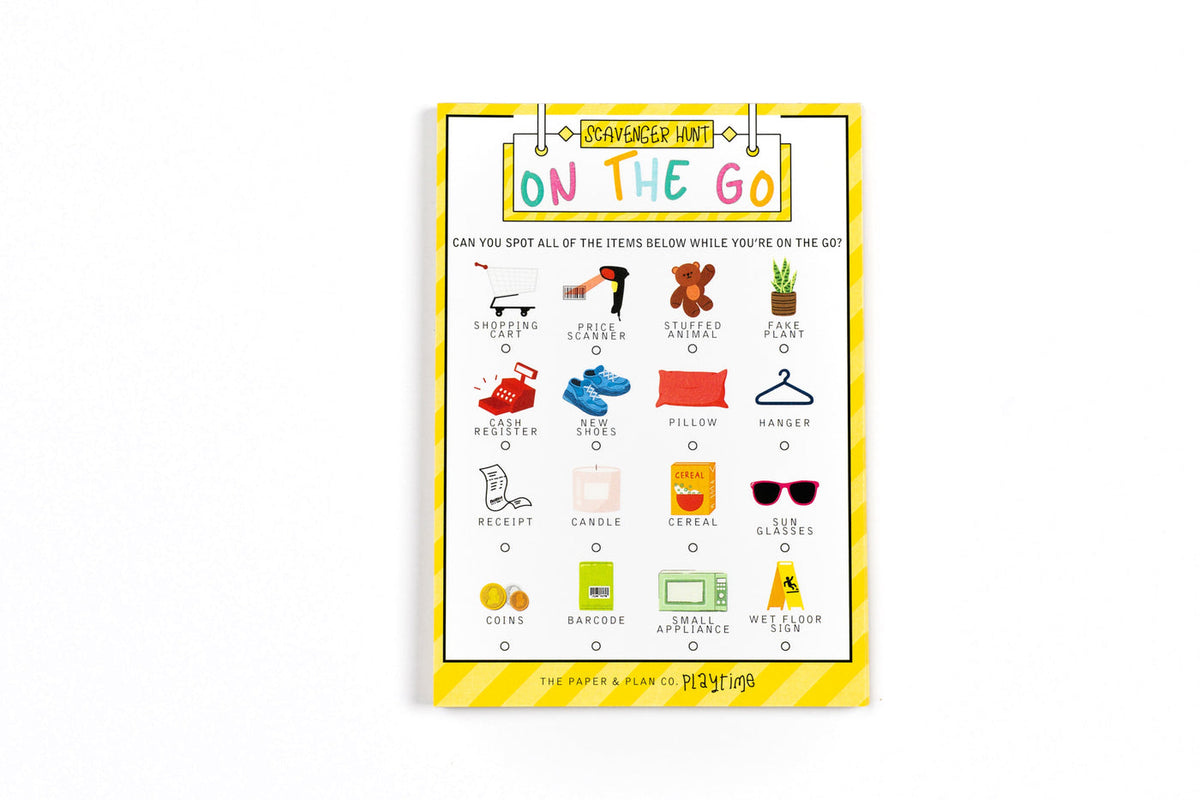 On The Go Scavenger Hunt Playtime Pad
