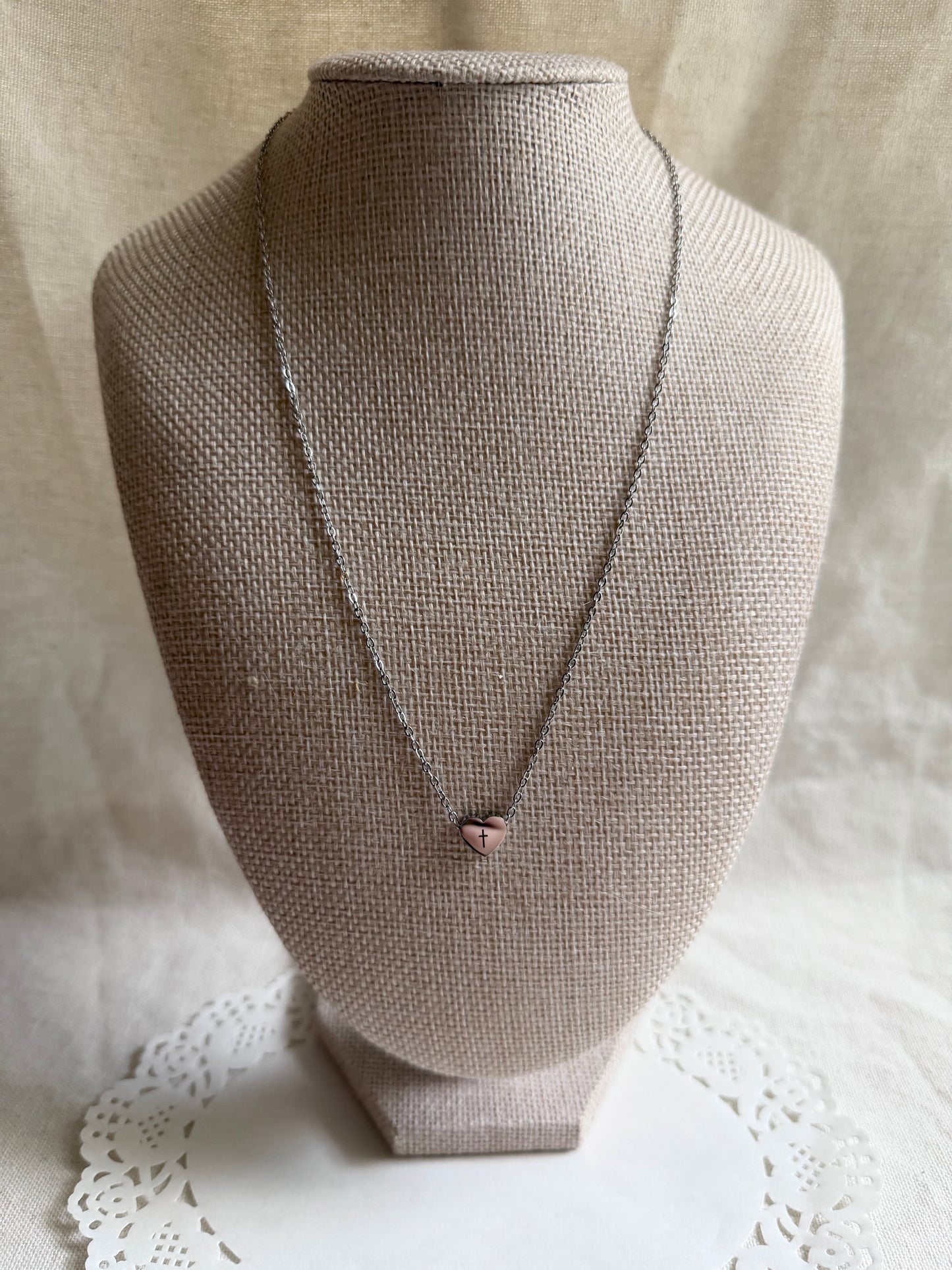 Mini Heart Necklace - Personalization