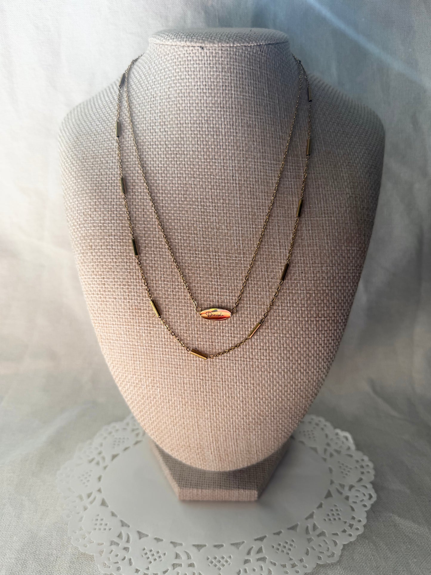 Elongated Necklace - Personalization
