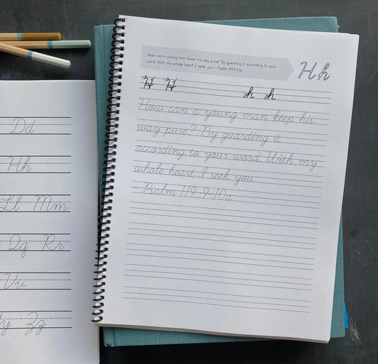 Cursive ABC Scripture Memorization Workbook image 1