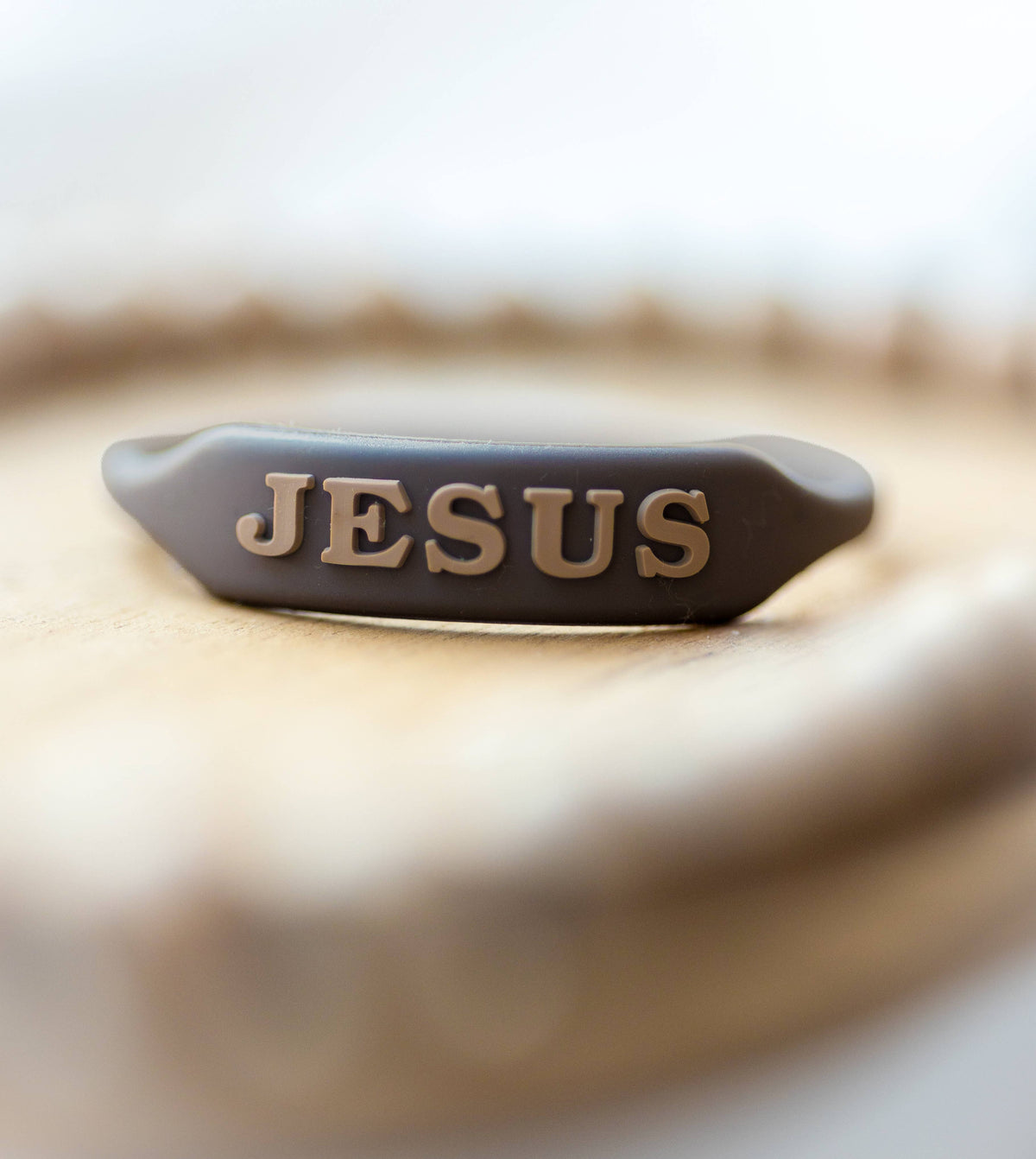 JESUS WristWords Bracelet - Mocha