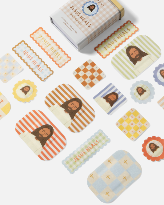 Jesus Heals Bandages® – Assorted Fabric Cottage Collection