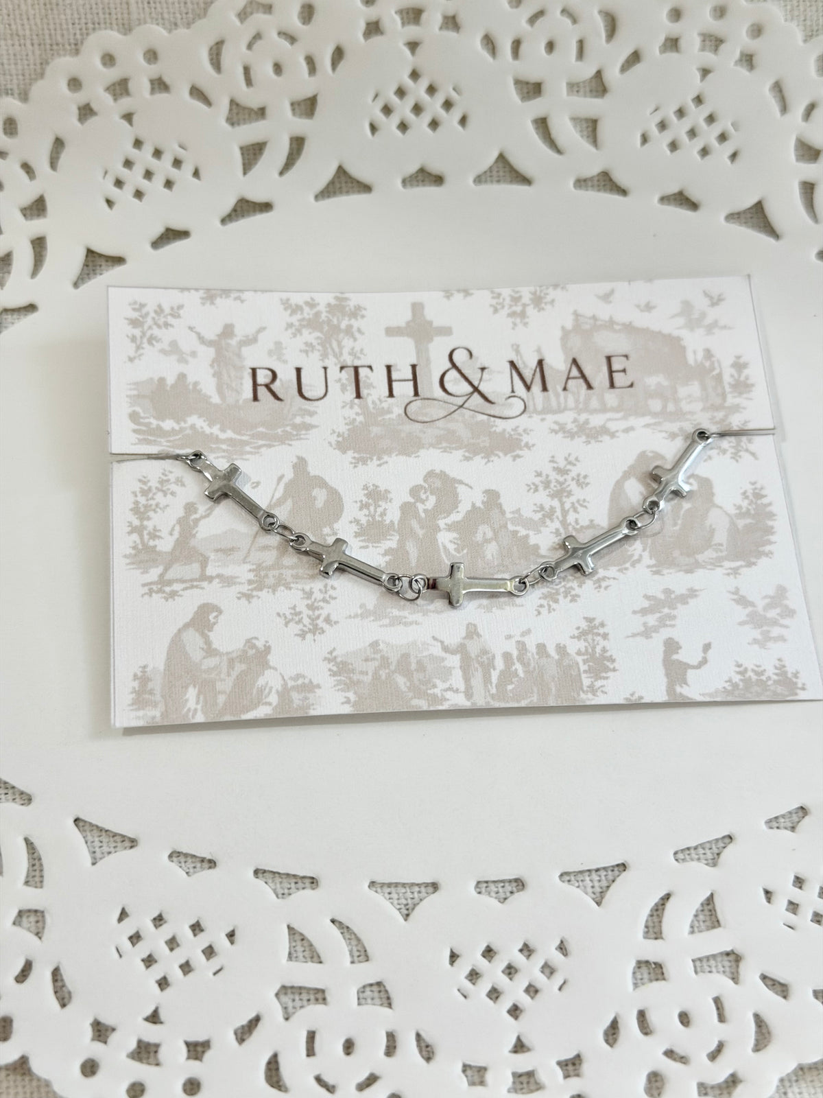 Cross Chain Bracelet