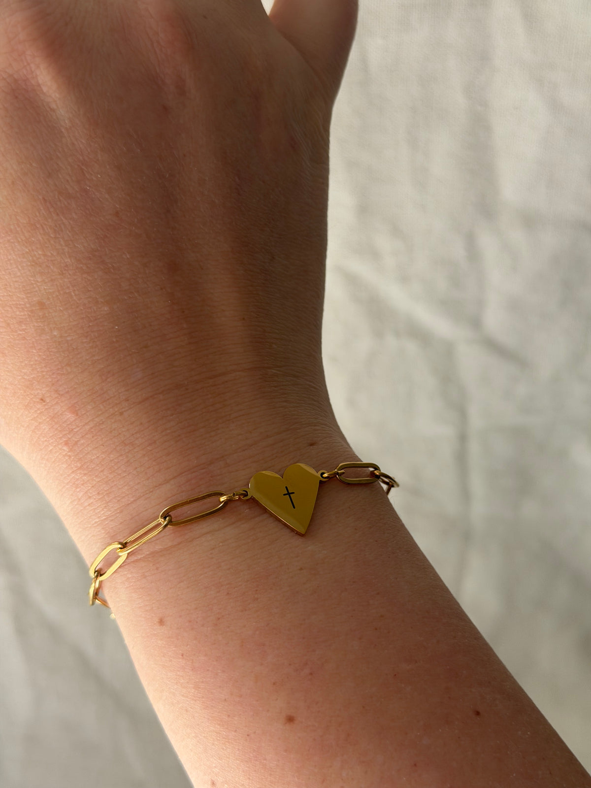 Paperclip Heart Bracelet - Personalization