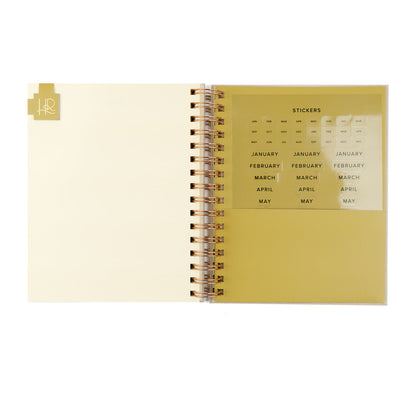 12-Month Undated Spiral Planner: Magnolia Springs