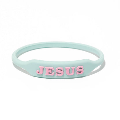 JESUS WristWords Bracelet - Mint Julep