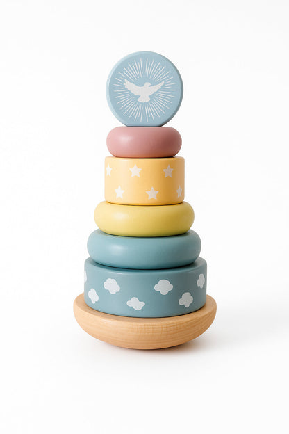 Holy Spirit Tower - Wooden Stacking Toy