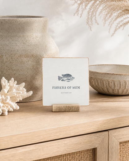 Fishers of Men | 4 x 4" Shelf Tabletop Decor