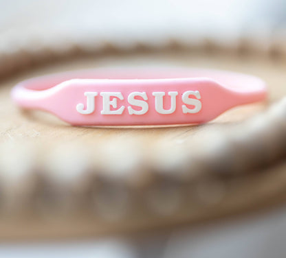 JESUS WristWords Bracelet - Bubblegum