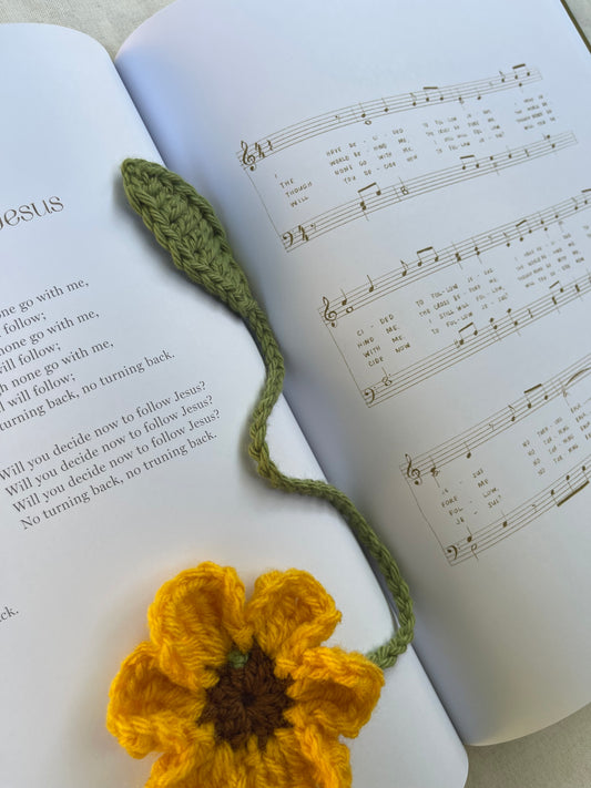 Crochet Flower Bookmarks