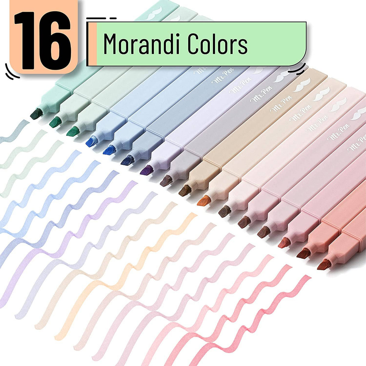 Aesthetic Highlighters 16 Pack