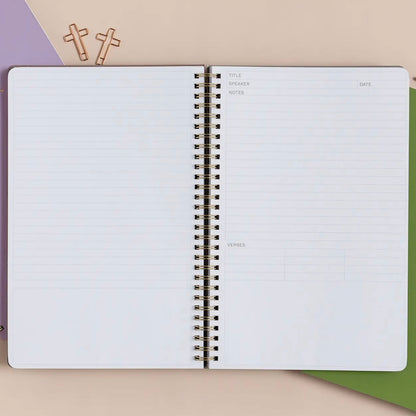 Church Notes w/ References - Lilac