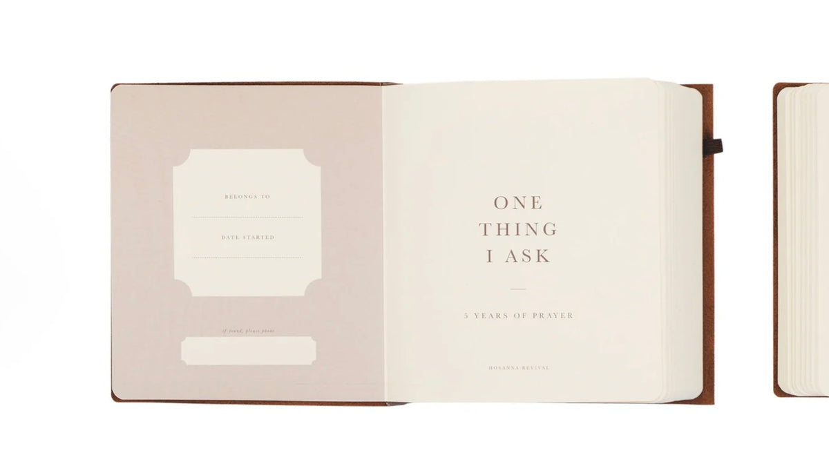 One Thing I Ask 5-Year Prayer Journal: Luxembourg (Genuine Leather)  image 3
