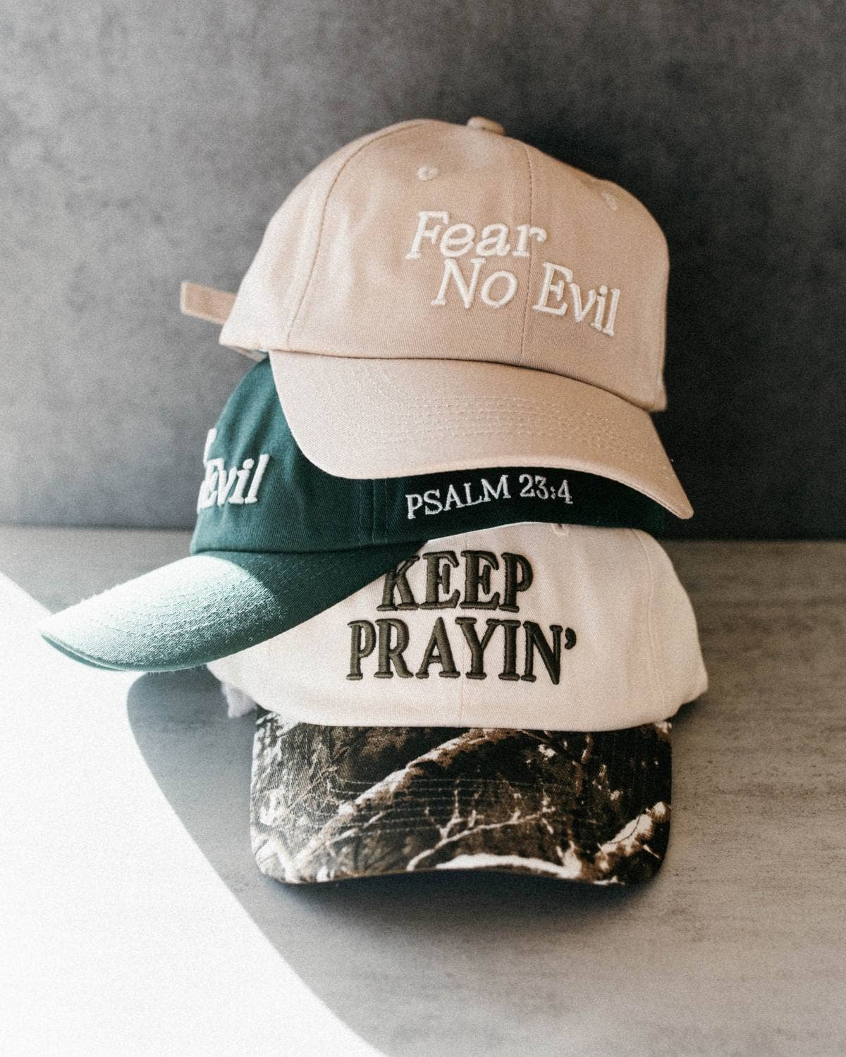 Fear No Evil - Psalm 23:4 Baseball Hat