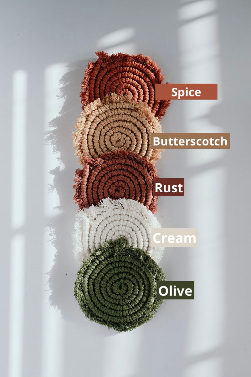 Macramé Coasters image 2