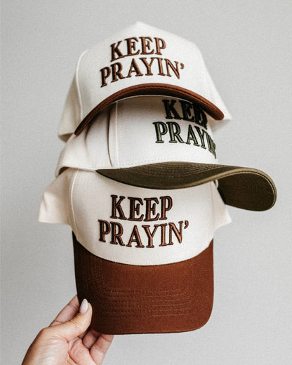 Keep Prayin' Unisex Christian Trucker Hat