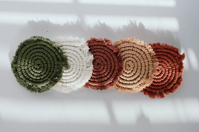 Macramé Coasters image 0
