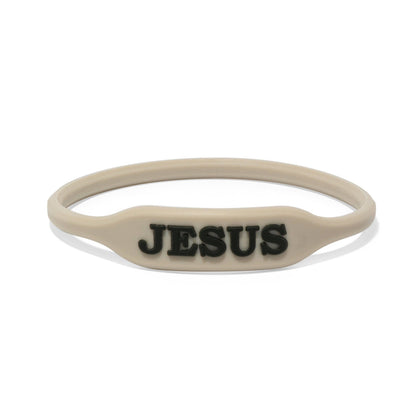 JESUS WristWords Bracelet - Latte
