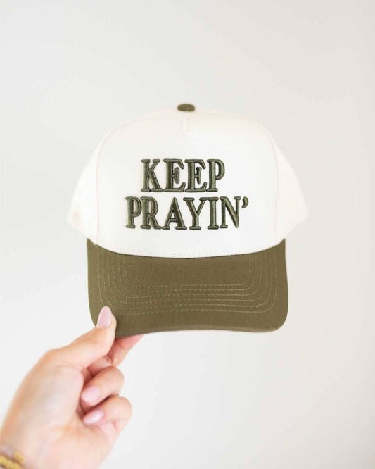 Keep Prayin' Unisex Christian Trucker Hat