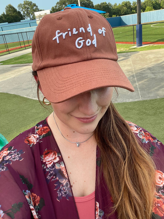 ‘Friend of God’ - Puff Embroidered Dad Hat