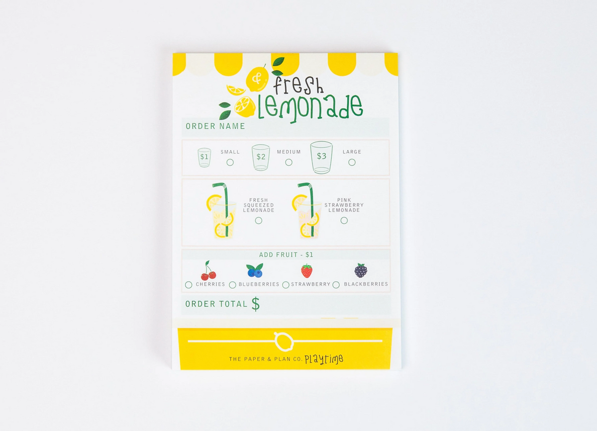 Kids’ Lemonade Stand Playtime Pad