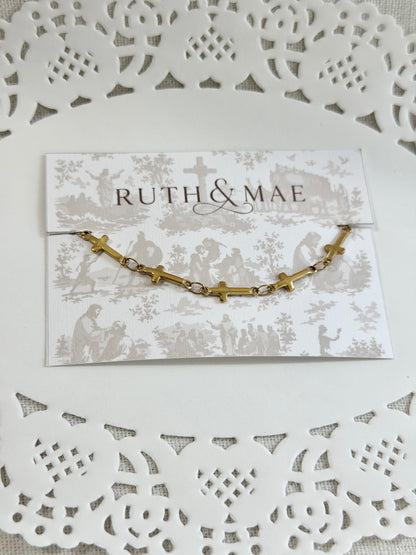 Cross Chain Bracelet
