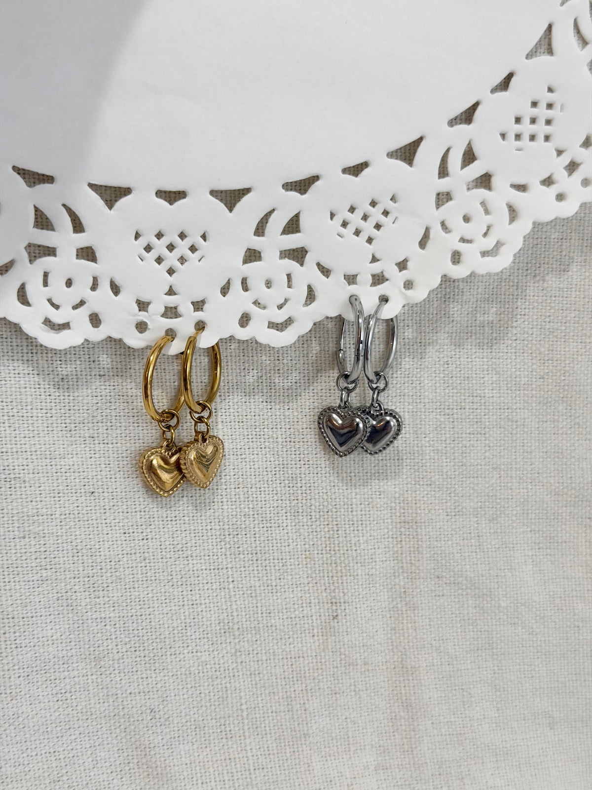 Vintage Heart Dangles