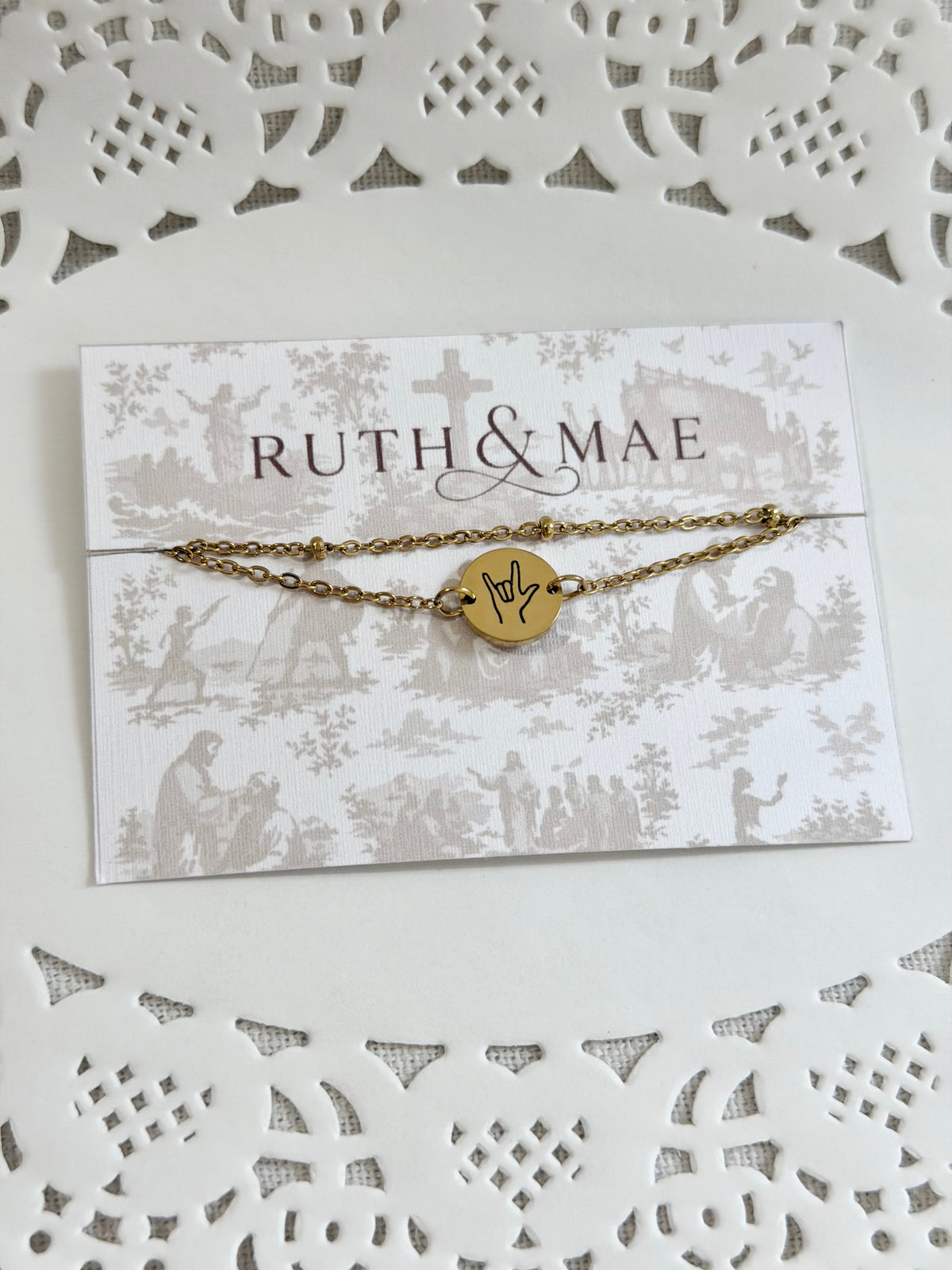 Signature Circle Layered Bracelet - Personalization