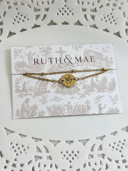 Signature Circle Layered Bracelet - Personalization