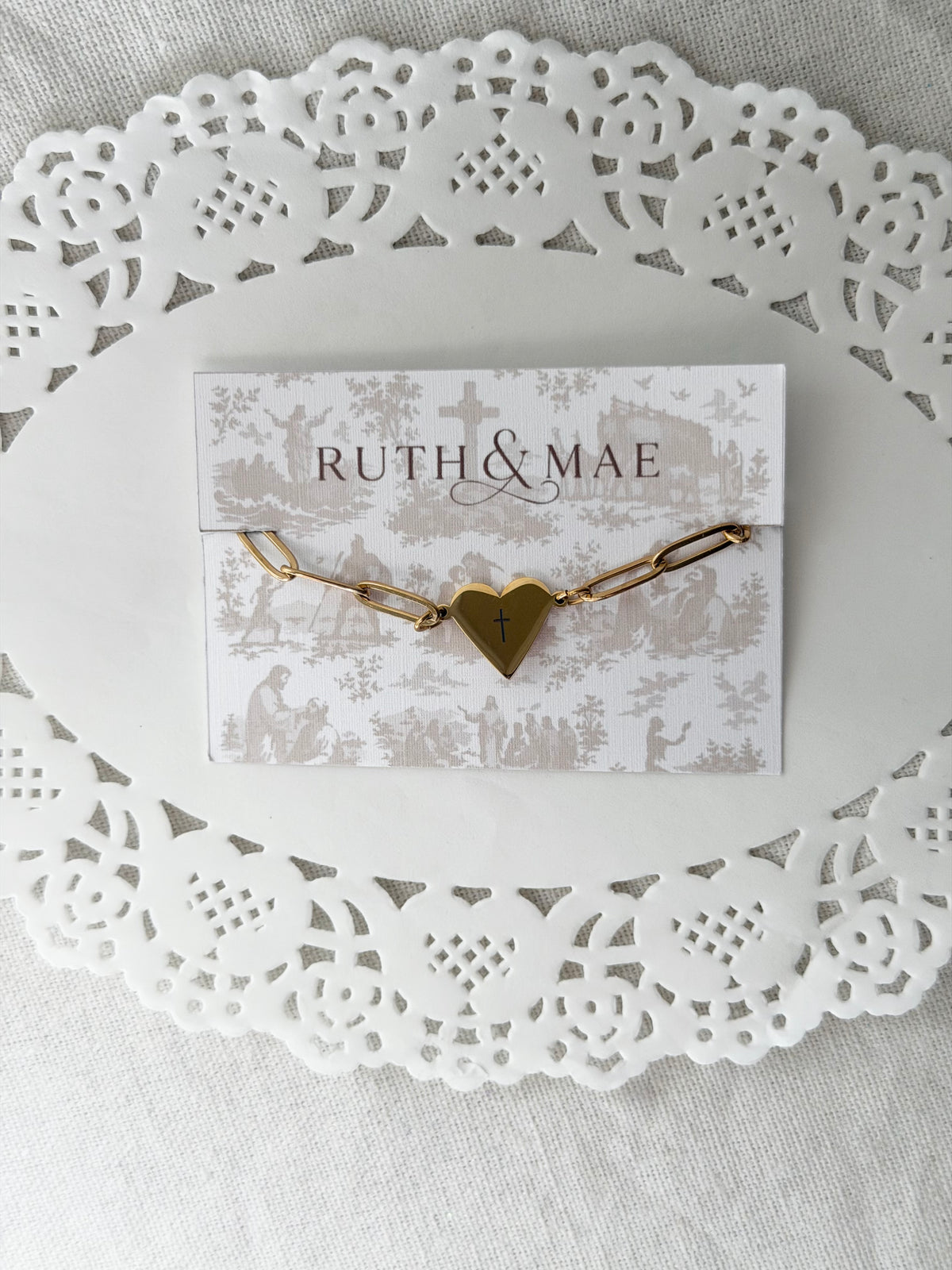 Paperclip Heart Bracelet - Personalization