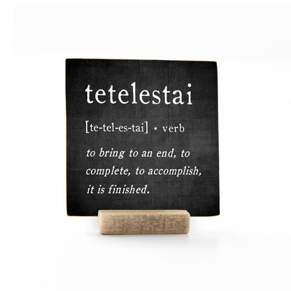4 x 4" | GH | Tetelestai
